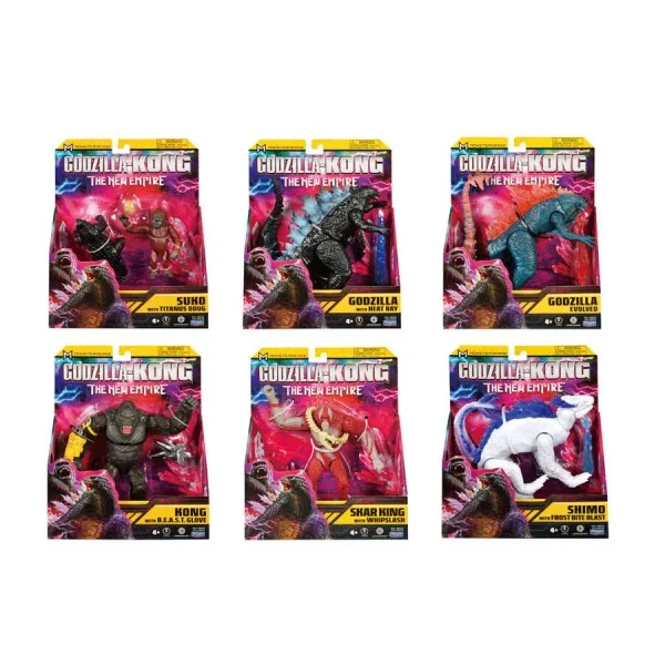 Godzilla x Kong Basic Fig. 6&rdquo; Assorted, 1 Piece - 35200-T